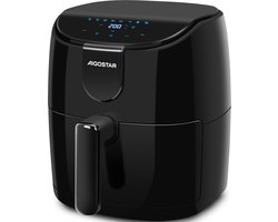 Aigostar HaydenX - airfryer - Heteluchtfriteuse 4 liter -1500W Zwart