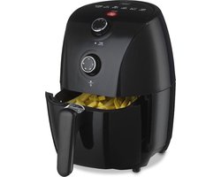 air fryer- heteluchtfriteuse- 900 watt   Hetelucht friteuse 1.5 liter airfryer zwart- hetelucht friteuse