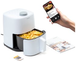 Airfryer 2L | hetelucht friteuse 2 mensen | airfryer wit InnovaGoods