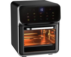 Airfryer - Friteuse - Airfryers - Elektrisch - 10L Luchtfriteuse - 360° Convectieoven - Licht Grijs