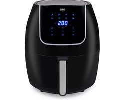 Airfryer XXL - Eden ED-7012 - Heteluchtfriteuse XXL – Inhoud: 6 liter – Digitale bediening - Braden, grillen, bakken, roosteren én frituren tot 80% minder vet - 1500gr friet