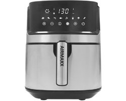 Airfryer XXL inclusief 1x cake bakvorm & 6 muffin bakvormpjes siliconen - 5,5 liter - Olie vrij - 8 functies - TM Electron - Digitaal - Anti aanbak laag - Met timer - Temperatuur regelaar 80 tot 100C - Uitneembare mand