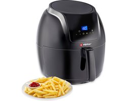 alpina Airfryer met Digitaal Touchscreen - Heteluchtfriteuse 5 Liter - Heteluchtoven - Multifunctionele Keuken apparaten voor Friet, Groente, Brood, Muffins - 7-8 Personen