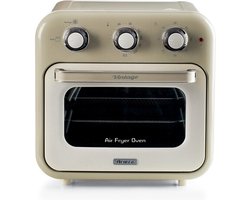 Ariete 4632/03 Vintage Airfryer & Oven - 16 liter - 1400 Watt - timer - draaispit - roterende mand - beige