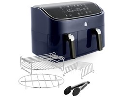 BK Supreme XXXL Airfryer 9L - PFAS vrij - dubbele mand 3L + 6L - met 4-delige grillset - 60 euro cashback