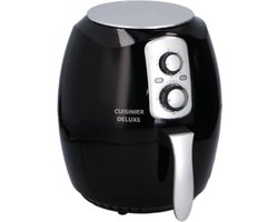 Cuisinier Deluxe Airfryer - 3.6L - 80 tot 200 °C - Timer tot 60 Min - 1400W