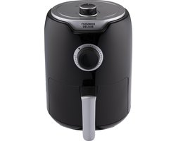 Cuisinier Deluxe Hetelucht friteuse - Airfryer - Gezond Frituren - Hetelucht Frietpan - met Timer - 2 Liter