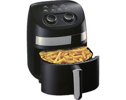 Deski Airfryer - Heteluchtfriteuse - 3,5 liter - 1000 Watt - Zwart