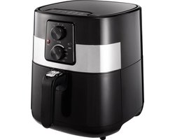 DF7003-GS - Airfryer 1300 W - Controlelampje - Kabelgebonden - Met handmatige temperatuursinstelling - Zwart