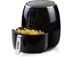 DOMO DO532FR Airfryer XL - Heteluchtfriteuse met LCD display - 4L - Zwart