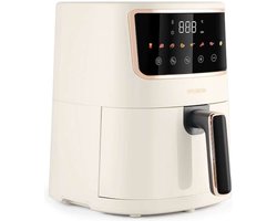 Hyundai Electronics - Digitale airfryer met Kleurendisplay - 4.2 Liter - Wit Rosegoud