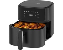 Iceagle Airfryer 6.5L XL - 1700W Hetelucht friteuse met Metalen Interieur - 8 Programma's, Digitaal Display voor Eenvoudig Koken, Receptenboek