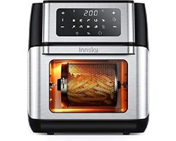 Innsky Airfryer - 10L - 1500W - 10 programma's - Heteluchtoven met 6 Accessoires