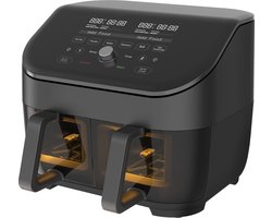 Instant Pot Vortex Plus Dual Clear Cook 8-in-1 Airfryer 7.6L- 1700W - Airfryen, bakken, roosteren, grillen, opwarmen, dehydrateren met slimme Sync Cook & Sync Finish