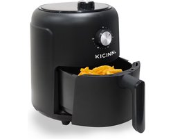 Kicinn Airfryer - Airfryer XL - Hetelucht friteuse - 3 Liter - 1000 Watt - Zwart