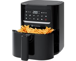 KitchenBrothers Airfryer - 3,3L - 1400W - Heteluchtfriteuse - 50ºC tot 200ºC - Compact - 10 Kookprogramma's - Zwart