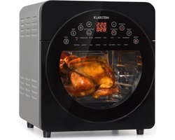 Klarstein AeroVital Easy touch - Heteluchtfriteuse - Air fryer - 1700W - 14 Liter - Timer - 16 Programma's - Zwart