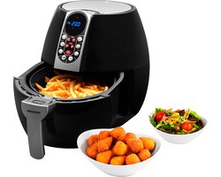 LIFE® E10 S heteluchtfriteuse (MD 17320) | olievrij frituren | digitaal bedieningspaneel | 8 automatische programma's