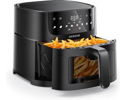 Lucht friteuse - airfryer - 7l - touchscreen - led - zwart -