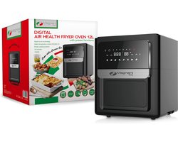 MAGNANI Airfryer, Oven, Dehydrator - Hetelucht Friteuse - Elektrisch - Inclusief Accessoires - 13 Automatische Programma's - 1700W - 12 L - 50 - 200 Graden