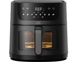 Maison & Kitchen Airfryer - Heteluchtfriteuse - PFAS-vrij - 1850W - 8L Inhoud - 80ºC tot 200ºC - Zwart