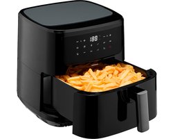 Medion P10 Airfryer XXL - Heteluchtfriteuse XXL - Frituurmand 6,8 liter - Hetelucht Oven - 2150 Watt - 9 automatische programma's - Zwart