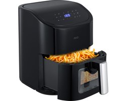 MOA Airfryer XL - 8 voorgeprogrammeerde programma's - 1600W - 4,5L Inhoud - 50ºC tot 200ºC - Zwart