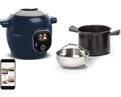 Moulinex Cookeo+ CE851410 - Intelligente Hogedruk Multicooker - 6 programma's - 6L - Blauw