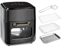 Nimma Crispr Airfryer Oven XXL - 1400W - 15L - Warmhoudfunctie - 6 Kookprogramma's - 80 tot 210°C - Zwart