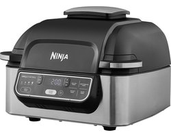 Ninja AG301EU - Airfryer XXL - 2-in-1 Grill & Hetelucht Friteuse - 5,7 liter - Grijs/Zwart