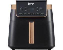 Ninja Airfryer XXL Max Pro - 6.2 liter - 6 Kookprogramma's - in Hoogte Verstelbare Plaat - 2024 Model - AF180EU - Brons