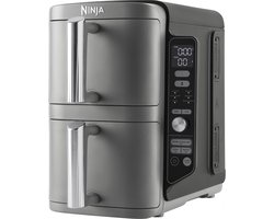 Ninja Double Stack Airfryer XXL - 9.5 Liter - Dubbele Gestapelde Lades - 6 Programma's - Inclusief Kookrekjes - SL400EU