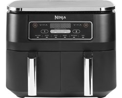 Ninja Foodi AF300EU Dubbele Airfryer XXL - Twee Kookvakken - 7.6 Liter - Dual Zone Technologie