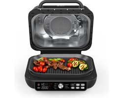 Ninja Foodi AG651EU Pro - Multifunctionele Grill en Airfryer - 7 Kookfuncties - Inclusief Extra Plancha Grillplaat en Braadthermometer