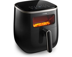 Philips Airfryer 3000 Series - HD9257/88 - 5,6 liter (XL) – Heteluchtfriteuse – 13 in 1 kookfuncties - Quickclean - Met venster