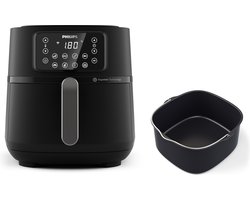 Philips Airfryer Connected 5000 Series - HD9285/93 - 7,2 liter (XXL) - Heteluchtfriteuse - RapidAir - Quickclean - Met bakvorm