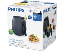 Philips Airfryer Daily Collection HD9216/40 - Donkergrijs - Philips - Philips Airfryer - Kunststof - 28,7x31,5x38,4 - Analoog - 2 tot 3 personen