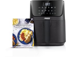 Princess Airfryer 182031 - Heteluchtfriteuse - Digital Aerofryer - 3,5 L - Digital Touch Screen - 10 Automatische programma's - Inclusief receptenboek