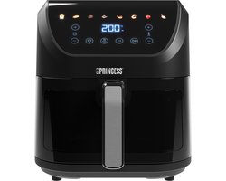 Princess Airfryer 182258 - Heteluchtfriteuse - 8 liter - Zwart - 8 automatische programma's - Digital Touchscreen - 2000 W