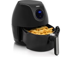 Princess Airfryer XXL 182050 - Heteluchtfriteuse - Groot 5,2 liter - Inclusief gratis bakvorm - 7 programma's - 1700 W - Zwart - Extra grote mand - temperatuurbereik 80 tot 200°C