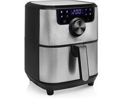 Princess Digitale Airfryer Deluxe 182033 - Heteluchtfriteuse - 4.5 liter - 8 voorgeprogrammeerde programma’s - RVS