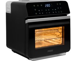 Princess Steam Airfryer Oven 182085 - Heteluchtfriteuse - Groot 10 liter - 12 voorgeprogrammeerde programma's - Inclusief airfry-rek, bakplaat en grillrooster - Zwart