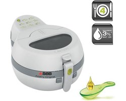 SEB FZ712100 airfryer - Heteluchtfriteuse - 1 Liter - 1400 Watt - wit