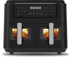 Swiss Pro+ - SP-AF10D.WB-Digital Dual Air Fryer 10L-Extra large