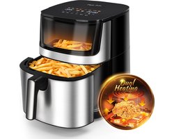 Taylor Swoden Airfryer - 8 Liter - niet nodig om te schudden - 2000W - 8 Automatische Programma's