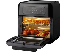 Tomado TAF1201B - Airfryer oven - Hetelucht friteuse - 12 liter - 8 programma's - PFAS vrij - 1500 watt - Zwart