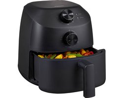 Tomado TAF2001B - Mini Airfryer - 2 liter inhoud - Voor 1 of 2 personen - Kleine Heteluchtfriteuse - Zwart