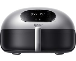 Typhur Dome Airfryer XXL - Tot 30% sneller koken - 5,6L capaciteit - 99,5% minder olie - Zelfreinigend - Stille werking (55dB) - 10-in-1 multifunctioneel - Gelijkmatig en gezond koken