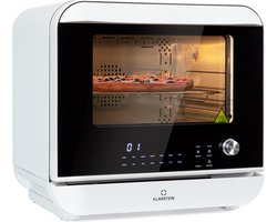 Vita Pro heteluchtfriteuse met stoomfunctie - vermogen: 2450 watt - volume: 18 liter - 14 programma's - watertank: 800 ml - thermostaat: 50 tot 230 °C - digitaal display - 3-delig accessoireset - frontklep met panoramavenster