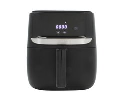 Wartmann WM 2203AF, Keramische Airfryer / heteluchtfriteuse, 5,7 liter, weegschaalfunctie, PFAS-vrij, zwart